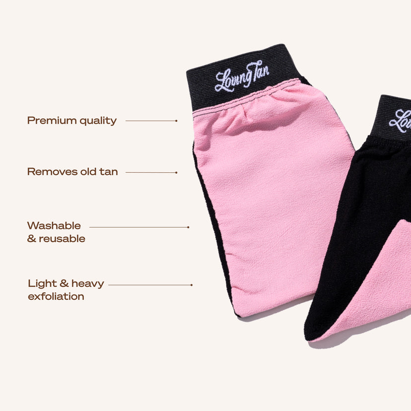 FAQ Banner of Tan Removing & Skin Polishing Glove